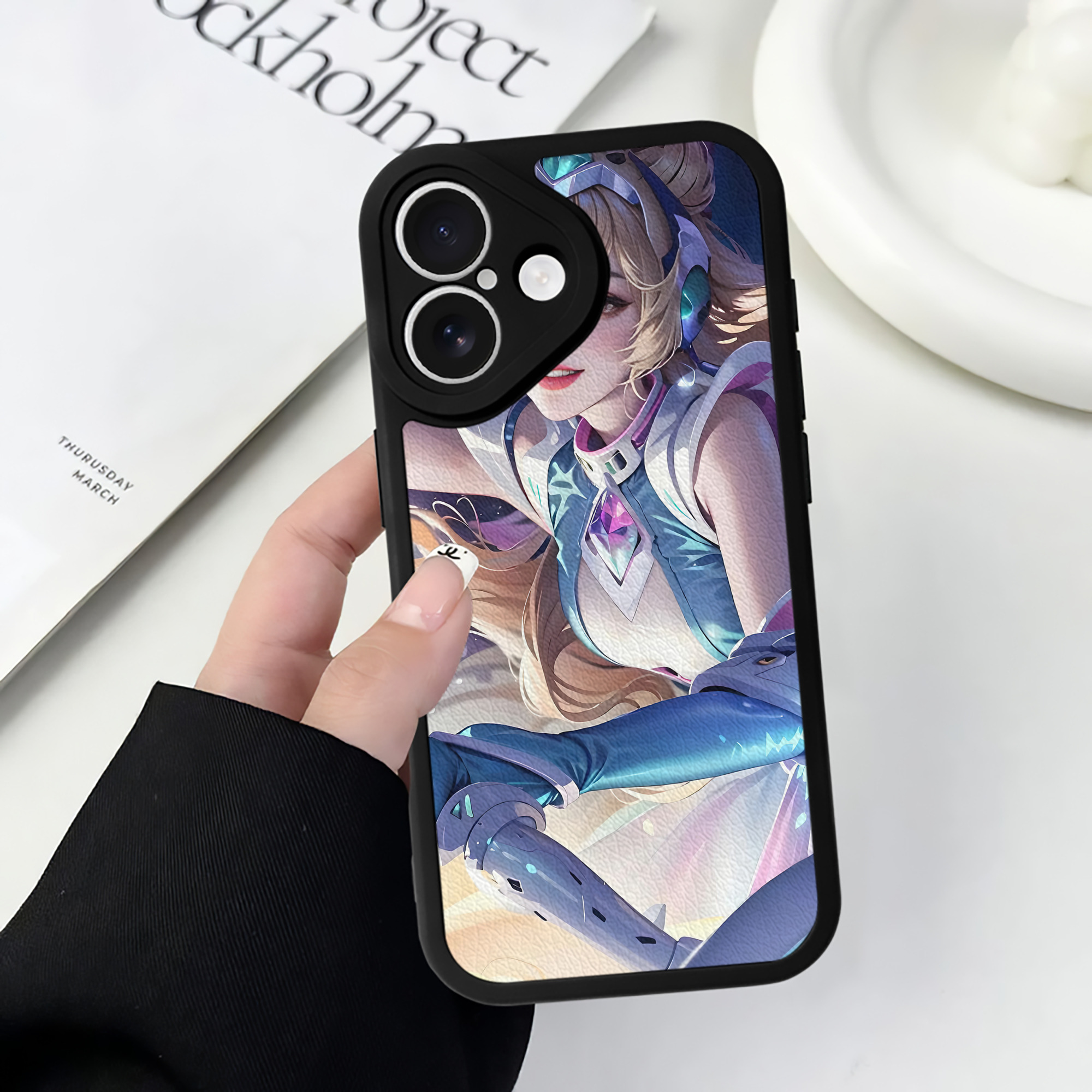 リーグ・オブ・レジェンド League of Legends LOL 【iPhone 16シリーズ対応】シリコンスマホケース（レザー調） 材質：シリコン